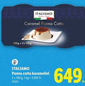 ITALIAMO Panna cotta karamellel – Lidl