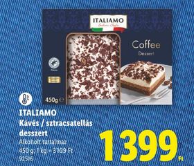 ITALIAMO Kávés / sztracsatellás desszert – Lidl