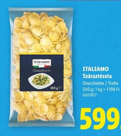 ITALIAMO Száraztészta – Lidl