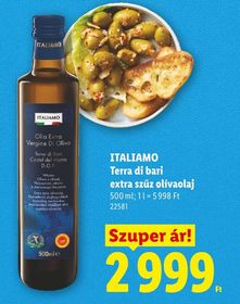 ITALIAMO Terra di bari extra szűz olívaolaj – Lidl