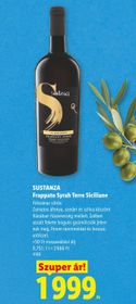 SUSTANZA Frappato Syrah Terre Siciliane – Lidl