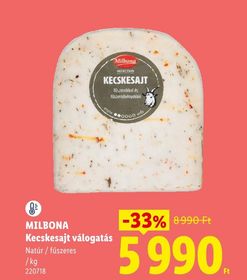 MILBONA Kecskesajt válogatás – Lidl
