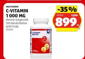 MULTINORM C-VITAMIN 1 000 MG – Aldi