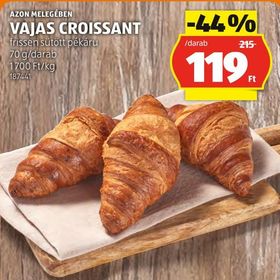 AZON MELEGÉBEN VAJAS CROISSANT – Aldi