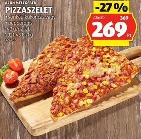 AZON MELEGÉBEN PIZZASZELET – Aldi