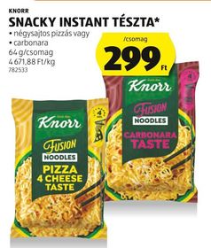KNORR SNACKY INSTANT TÉSZTA* – Aldi