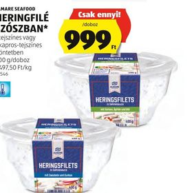 ALMARE SEAFOOD HERINGFILÉ SZÓSZBAN* – Aldi