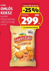 GYŐRI OMLÓS KEKSZ – Aldi