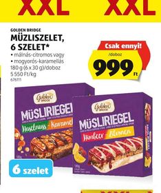 GOLDEN BRIDGE MÜZLISZELET, 6 SZELET* – Aldi