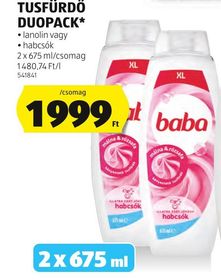 BABA TUSFÜRDŐ DUOPACK* – Aldi