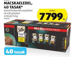 SHEBA MACSKAELEDEL, 40 TASAK* – Aldi