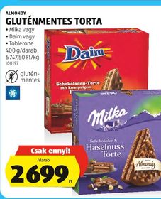 ALMONDY GLUTÉNMENTES TORTA – Aldi
