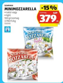 SZARVASI MINIMOZZARELLA – Aldi