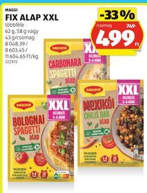 MAGGI FIX ALAP XXL – Aldi