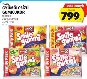 STORCK GYÜMÖLCSÍZŰ GUMICUKOR – Aldi