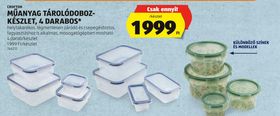 CROFTON MŰANYAG TÁROLÓDOBOZ-KÉSZLET, 4 DARABOS* – Aldi