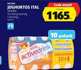 MILSANI JOGHURTOS ITAL – Aldi
