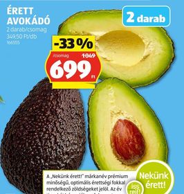 Érett avokádó – Aldi