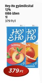 Hey-Ho gyümölcsital 12% – Reál