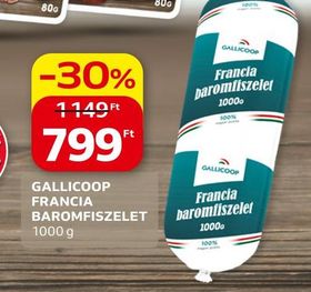 GALLICOOP FRANCIA BAROMFISZELET – Auchan