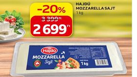 Hajdú HAJDÚ MOZZARELLA SAJT – Auchan
