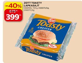 Zott ZOTT TOASTY LAPKASAJT – Auchan