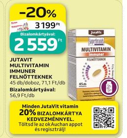 JutaVit JUTAVIT MULTIVITAMIN IMMUNER FELNŐTTEKNEK – Auchan