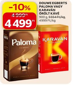 Douwe Egberts DOUWE EGBERTS PALOMA VAGY KARAVÁN ŐRÖLT KÁVÉ – Auchan