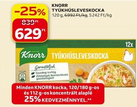 Knorr KNORR TYÚKHÚSLEVESKOCKA – Auchan