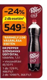 Dr Pepper DR PEPPER SZÉNSAVAS ÜDÍTŐITAL – Auchan