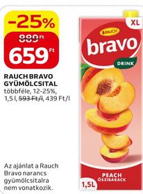 Rauch RAUCH BRAVO GYÜMÖLCSITAL – Auchan