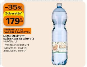 Mizse MIZSE ÍZESÍTETT SZÉNSAVAS ÁSVÁNYVÍZ – Auchan