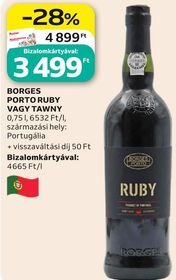 BORGES PORTO RUBY VAGY TAWNY – Auchan