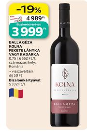 BALLA GÉZA KOLNA FEKETE LÁNYKA VAGY KADARKA – Auchan