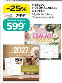 NEBULO HŰTŐMÁGNESES NAPTÁR – Auchan