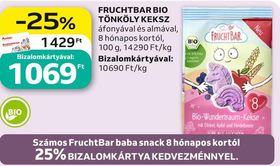 FruchtBar FRUCHTBAR BIO TÖNKÖLY KEKSZ – Auchan