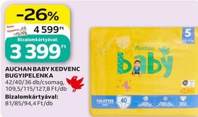 Auchan AUCHAN BABY KEDVENC BUGYIPELENKA – Auchan