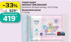 Funny Baby FUNNY BABY NEDVES TÖRLŐKENDŐ – Auchan