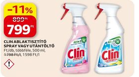 Clin CLIN ABLAKTISZTÍTÓ SPRAY VAGY UTÁNTÖLTŐ – Auchan