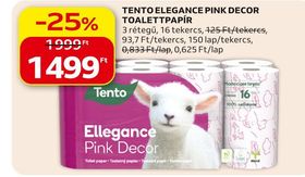 Tento TENTO ELEGANCE PINK DECOR TOALETTPAPÍR – Auchan