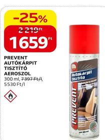 PREVENT AUTÓKÁRPIT TISZTÍTÓ AEROSZOL – Auchan