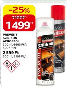 PREVENT SZILIKON AEROSZOL – Auchan