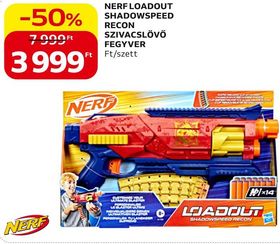 NERF LOADOUT SHADOWSPEED RECON SZIVACSLÖVŐ FEGYVER – Auchan