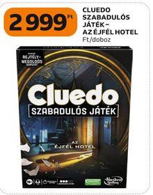 Hasbro CLUEDO SZABADULÓS JÁTÉK - AZ ÉJFÉL HOTEL – Auchan