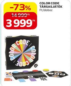 COLOR CODE TÁRSASJÁTÉK – Auchan
