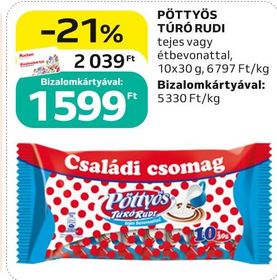 Pöttyös PÖTTYÖS TÚRÓ RUDI – Auchan