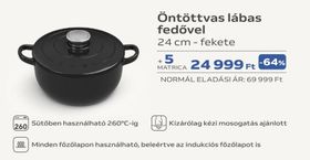 SMEG Öntöttvas lábas fedővel – Auchan