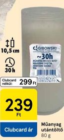 Műanyag utántöltő – Tesco