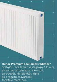 Hunor Premium acéllemez radiátor* – Tesco