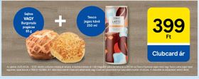 Tesco Sajtos VAGY Burgonyás pogácsa + Tesco jeges kávé – Tesco